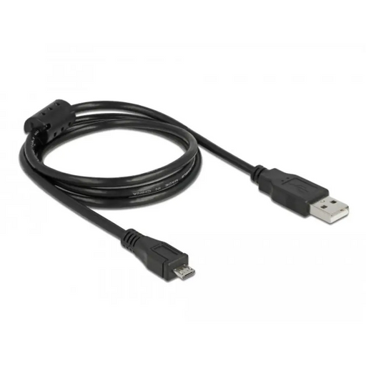 Кабел DeLock USB-A мъжко - MicroUSB-B мъжко USB 2.0 1