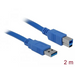 Кабел Delock USB-A - USB-B 2m