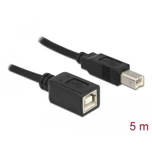 Кабел Delock USB-B мъжко - USB-B женско 5 м USB2.0