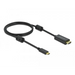 Кабел Delock USB-C - HDMI (DP Alt Mode) 4K 60 Hz 1 m Черен