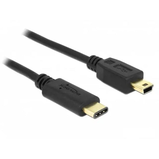 Кабел DeLock USB-C мъжко - USB-B мъжко USB 2.0 0.5 м Черен