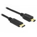Кабел DeLock USB-C мъжко - USB-B мъжко USB 2.0 0.5 м Черен