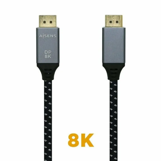 Кабел DisplayPort Aisens A149-0435 Черен Черен/Сив 1 m