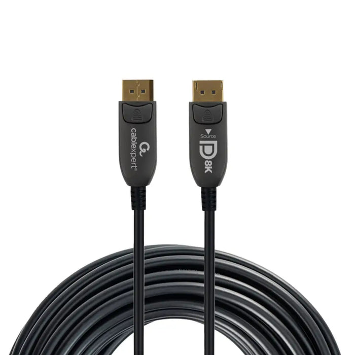 Кабел DisplayPort GEMBIRD CC-DP8K-AOC-10M Черен