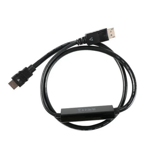 Кабел DisplayPort към HDMI V7 V7DP14HDMI21-1M-BLK