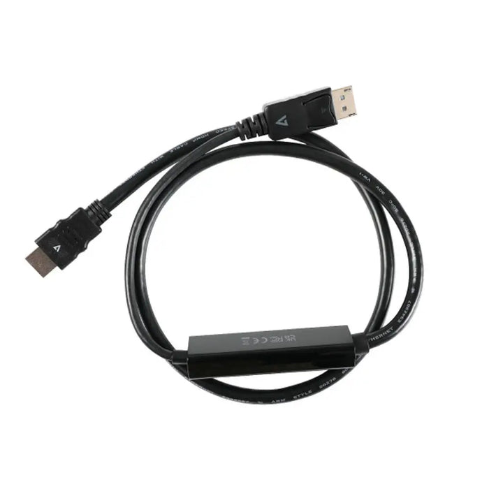 Кабел DisplayPort към HDMI V7 V7DP14HDMI21-1M-BLK