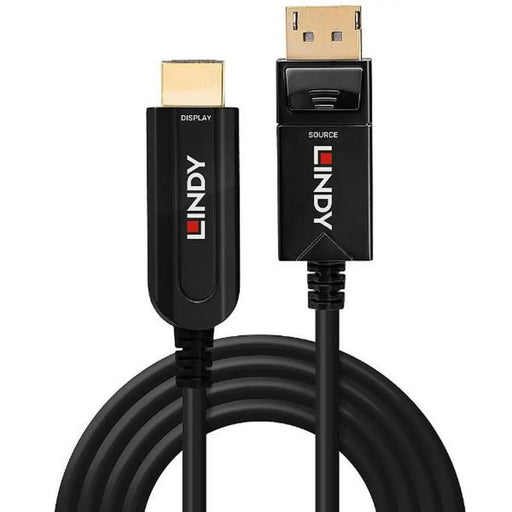 Кабел DisplayPort LINDY 38491 20 m Черен