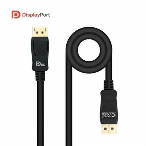 Кабел DisplayPort NANOCABLE 10.15.2501 Черен 1,5 m (1,5 m)