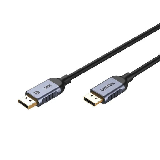 Кабел DisplayPort Unitek C1626GY01-2M Черен 2 m