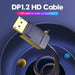 Кабел DisplayPort Vention HACBF Черен 1 m