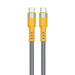 Кабел Dudao L23CC USB-C към USB-C 120W 1m сив