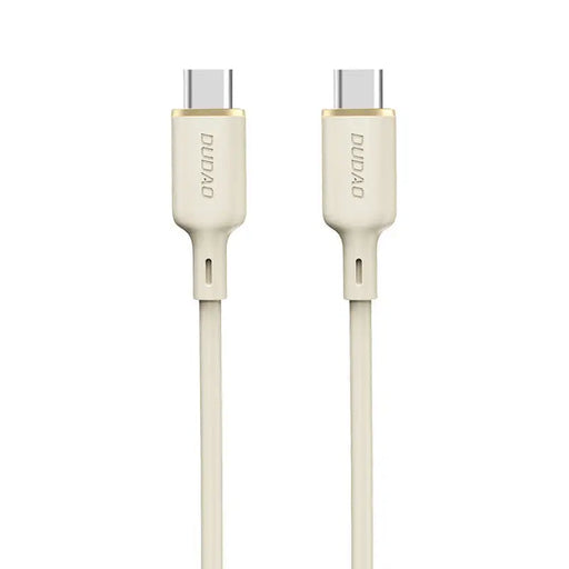 Кабел Dudao L7SCC1M USB-C към USB-C 100W 1m бял