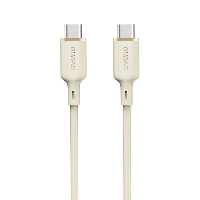 Кабел Dudao L7SCC1M USB-C към USB-C 100W 1m бял