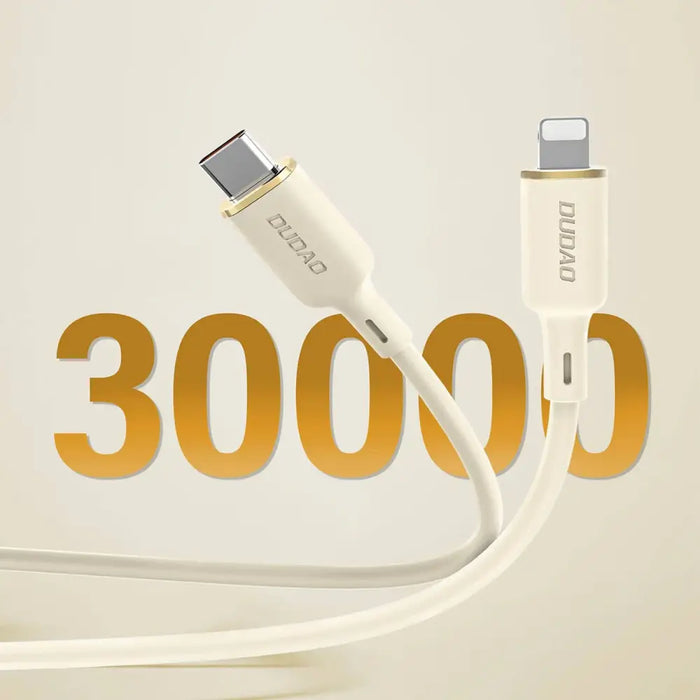 Кабел Dudao L7SCL USB-C към Lightning 30W 1m бежов