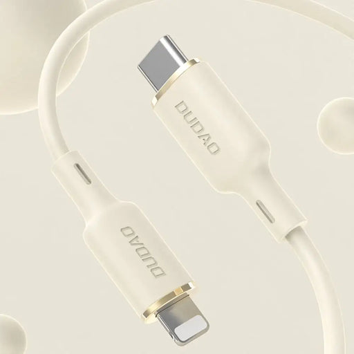 Кабел Dudao L7SCL USB-C към Lightning 30W 2m бежов