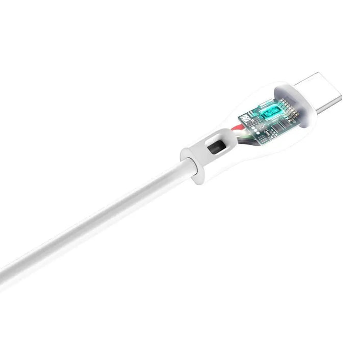 Кабел Dudao USB Type C 2.1A 1m бял (L4T 1m бял)