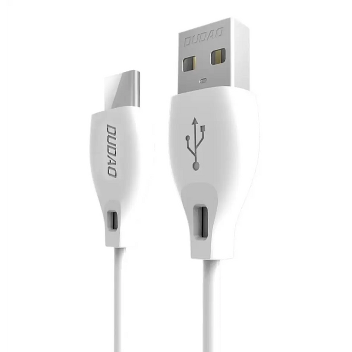 Кабел Dudao USB Type C 2.1A 1m бял (L4T 1m бял)