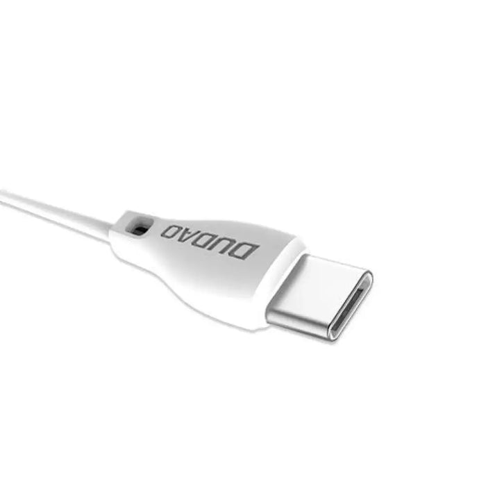 Кабел Dudao USB Type C 2.1A 1m бял (L4T 1m бял)