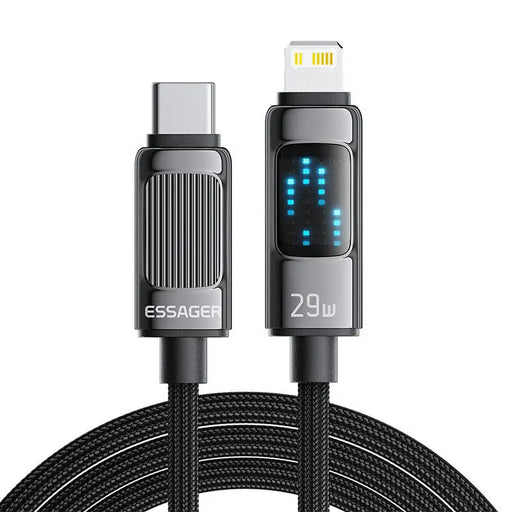 Кабел Essager EXCTL-LG0A-P USB-C / Lightning 29W 1m