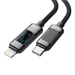Кабел Essager EXCTL-LG0A-P USB-C / Lightning 29W 1m