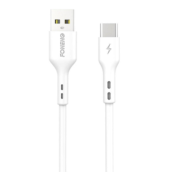 Кабел Foneng X36 USB към USB-C 3A 1m бял
