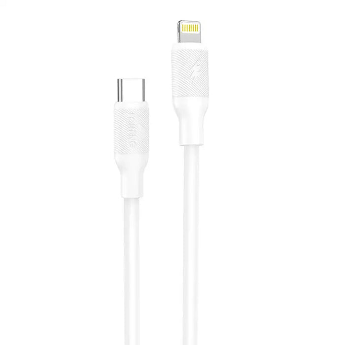 Кабел Foneng X80 USB към Lightning 27W 1m бял