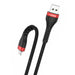 Кабел Foneng X82 USB към Micro - USB 3A 1m черен