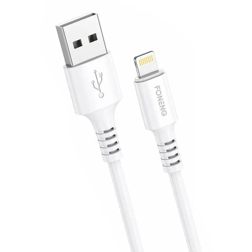 Кабел Foneng X85 USB към Lightning 3A Quick Charge 1m бял