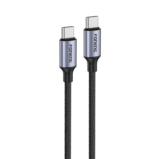 Кабел Foneng X95 USB-C към USB-C 1.2m 60W сив