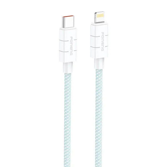 Кабел Foneng XS02 PD27W USB-C / Lightning 1.2m син