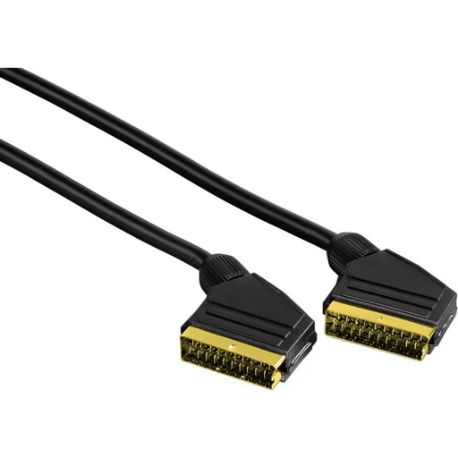 Кабел HAMA 11944 SCART-SCART,1,5m,позл.накрайник