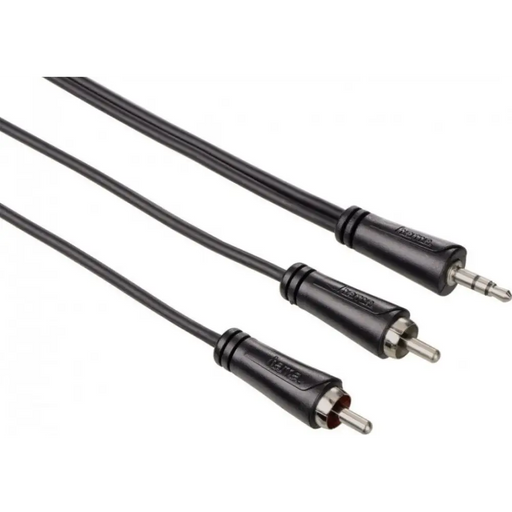 Кабел HAMA 122296 3.5мм стерео жак - 2 RCA,3m