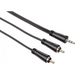 Кабел HAMA 122296 3.5мм стерео жак - 2 RCA,3m