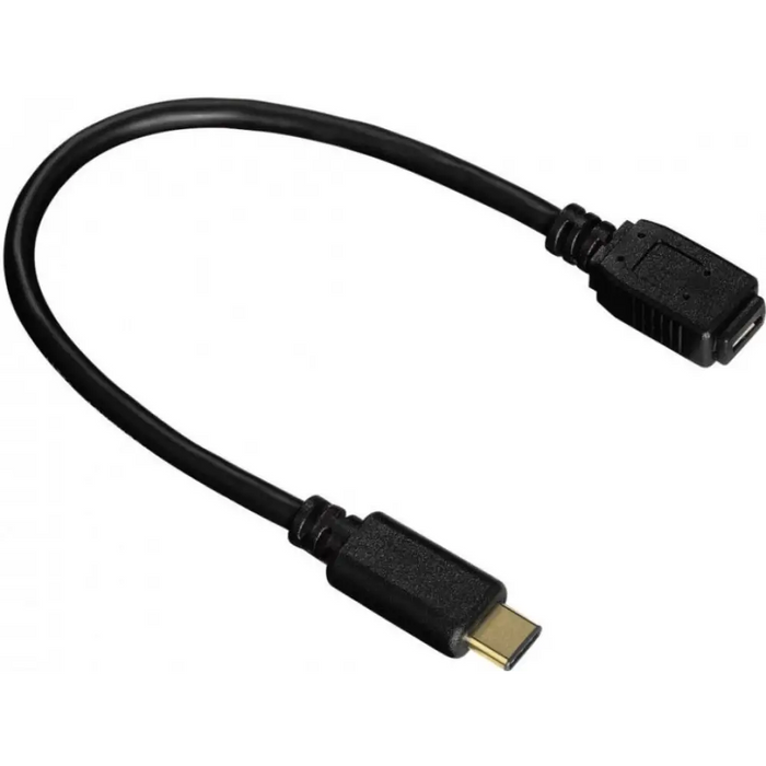 Кабел HAMA 135718 USB-C мъжко - MICRO USB женско 480MB/s