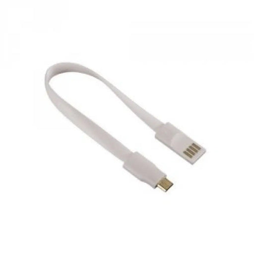 Кабел Hama 136109 MAGNET WHITE USB MICROUSB 0.2
