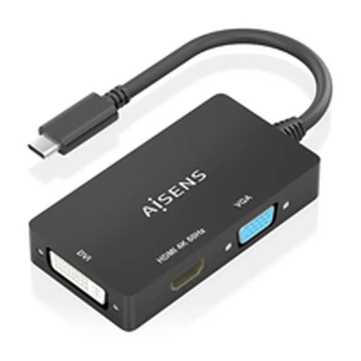 Кабел HDMI Aisens A109-0954 15 cm Черен