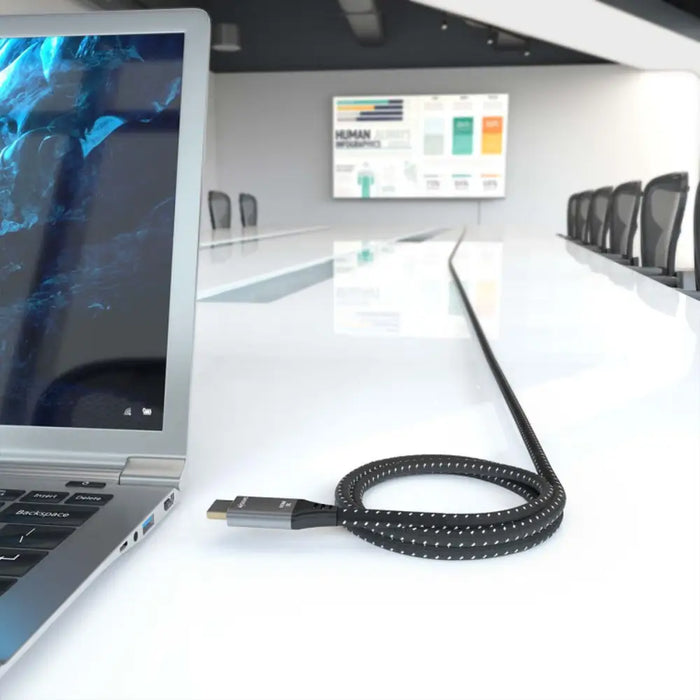 Кабел HDMI Aisens A150-0878 Черен/Сив