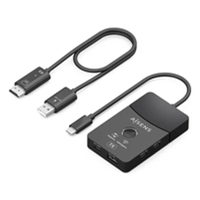 Кабел HDMI Aisens ASWL-H2KDC30M05-BK Черен