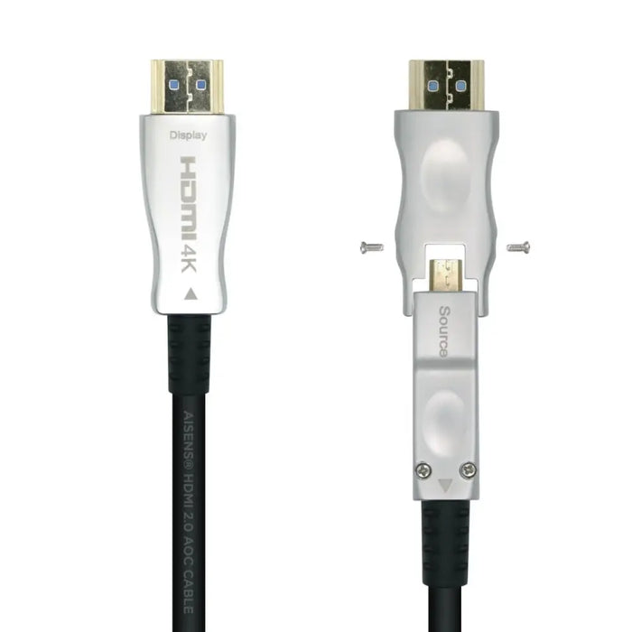 Кабел HDMI Aisens A148-0513 40 m Черен