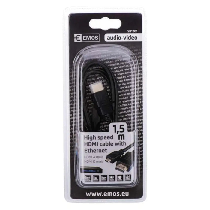 КАБЕЛ HDMI EТHERNET 2.0 SB1201 EMOS