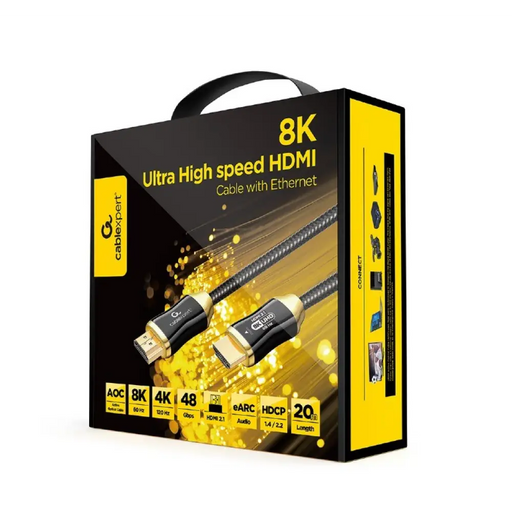Кабел HDMI GEMBIRD CCBP-HDMI8K-AOC-30M Черен 30 m