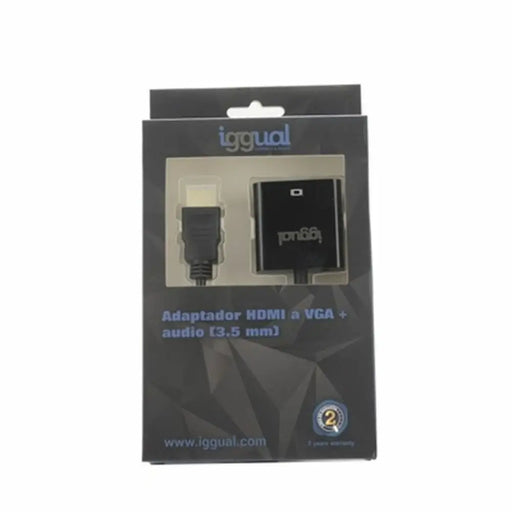 Кабел HDMI iggual IGG317303 Черен WUXGA
