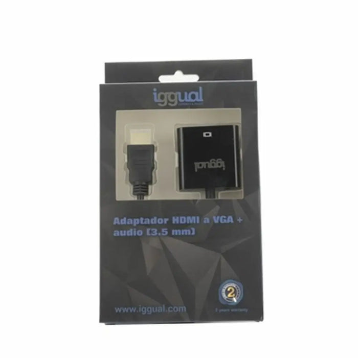 Кабел HDMI iggual IGG317303 Черен WUXGA