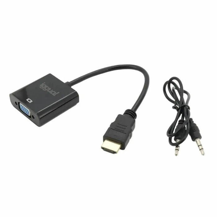 Кабел HDMI iggual IGG317303 Черен WUXGA