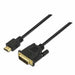 Кабел HDMI към DVI NANOCABLE 10.15.0502 1,8 m Стерео жак