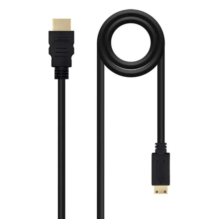 Кабел HDMI към мини HDMI NANOCABLE 10.15.0902 1,8 m Черен