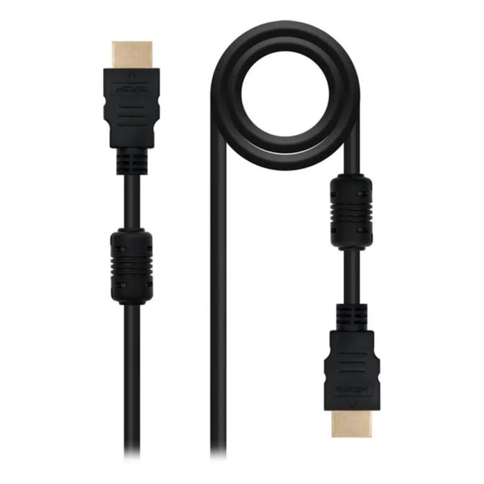 Кабел HDMI NANOCABLE 10.15.1802 (1,8M) Черен