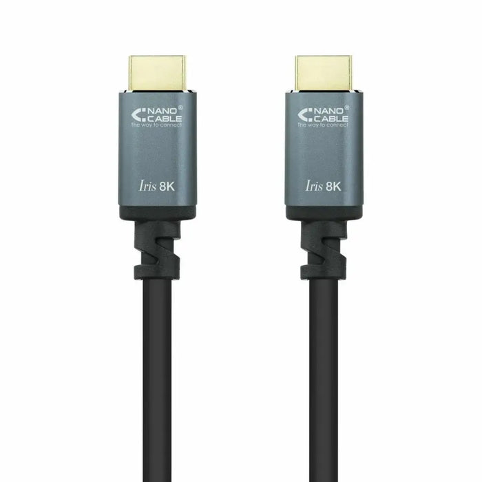 Кабел HDMI NANOCABLE 10.15.8001 Черен 1 m 8K Ultra HD