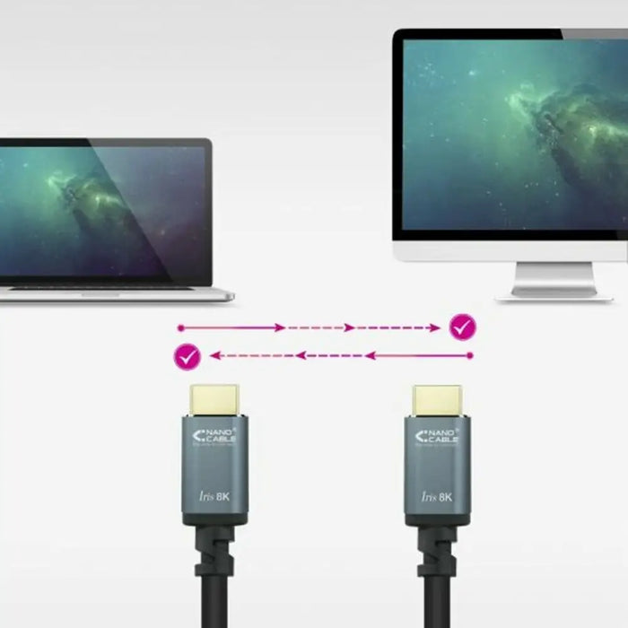 Кабел HDMI NANOCABLE 10.15.8010 10 m Черен