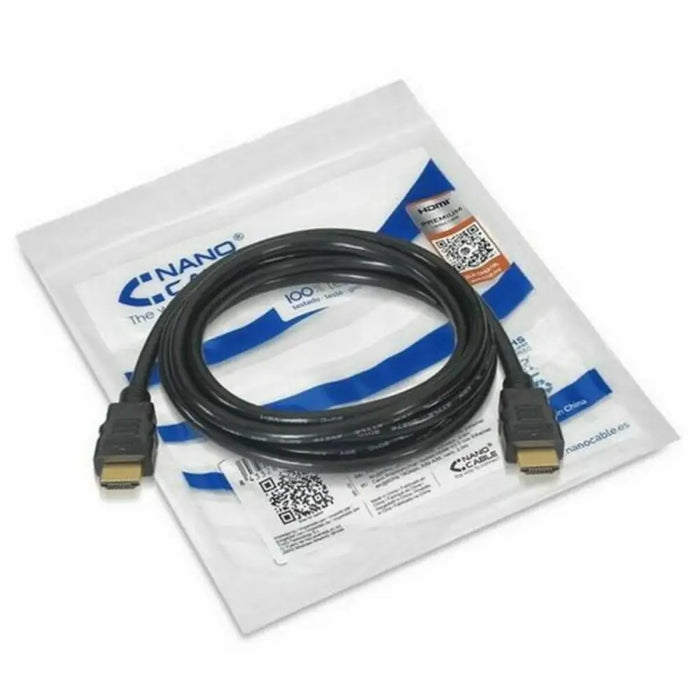 Кабел HDMI NANOCABLE HDMI V2.0 1m V2.0 4K 1 m Черен 1 m